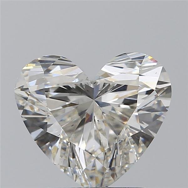 1.70ct H VS2 Rare Carat Ideal Cut Heart Lab Grown Diamond