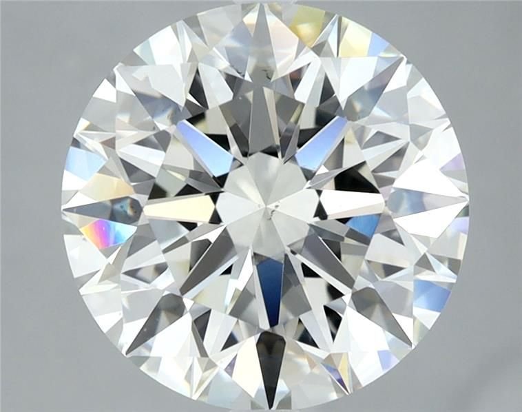3.51ct I VS2 Rare Carat Ideal Cut Round Diamond