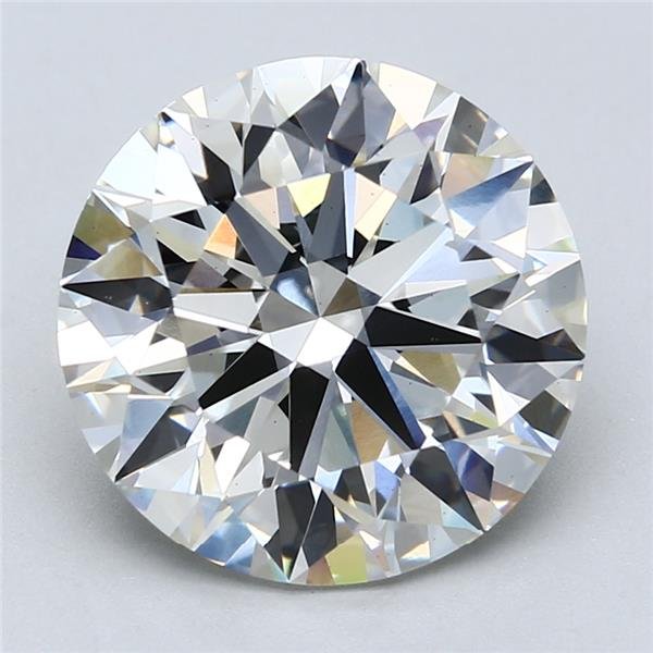 6.49ct H VS1 Rare Carat Ideal Cut Round Lab Grown Diamond