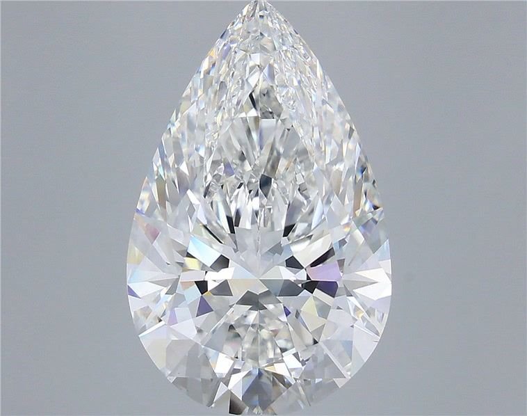 11.59ct F VVS2 Rare Carat Ideal Cut Pear Lab Grown Diamond