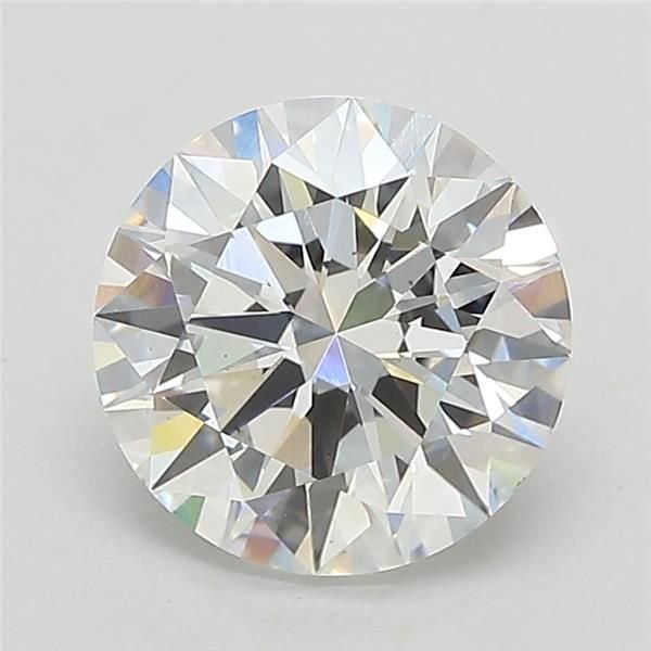 2.13ct D VS2 Rare Carat Ideal Cut Round Lab Grown Diamond
