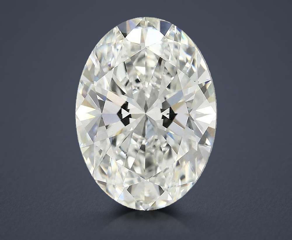 3.91 Carat Oval Lab Diamond