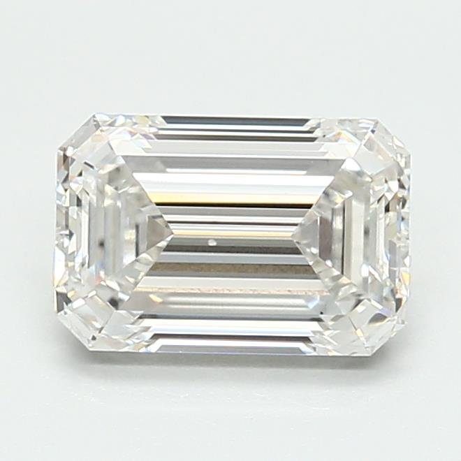 1.94ct F VS2 Rare Carat Ideal Cut Emerald Lab Grown Diamond