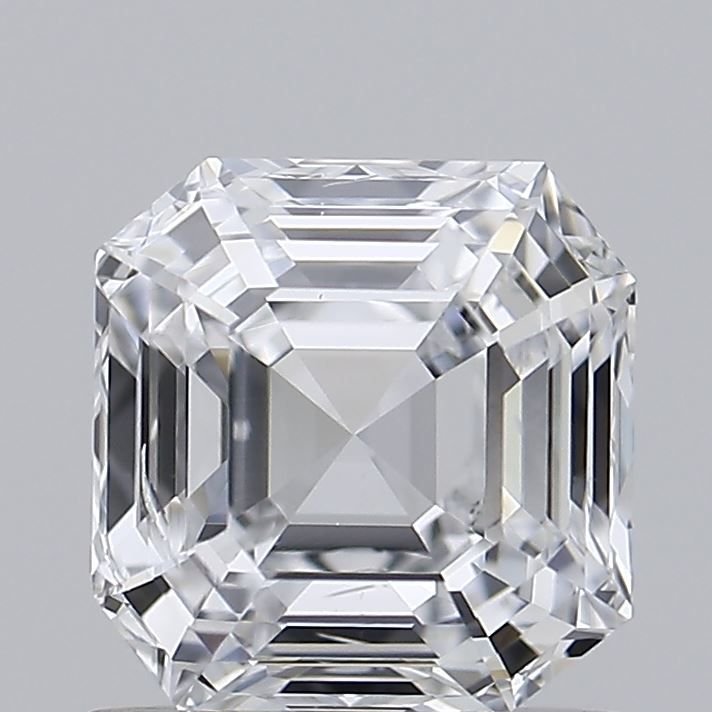 1.00ct E SI1 Good Cut Asscher Lab Grown Diamond