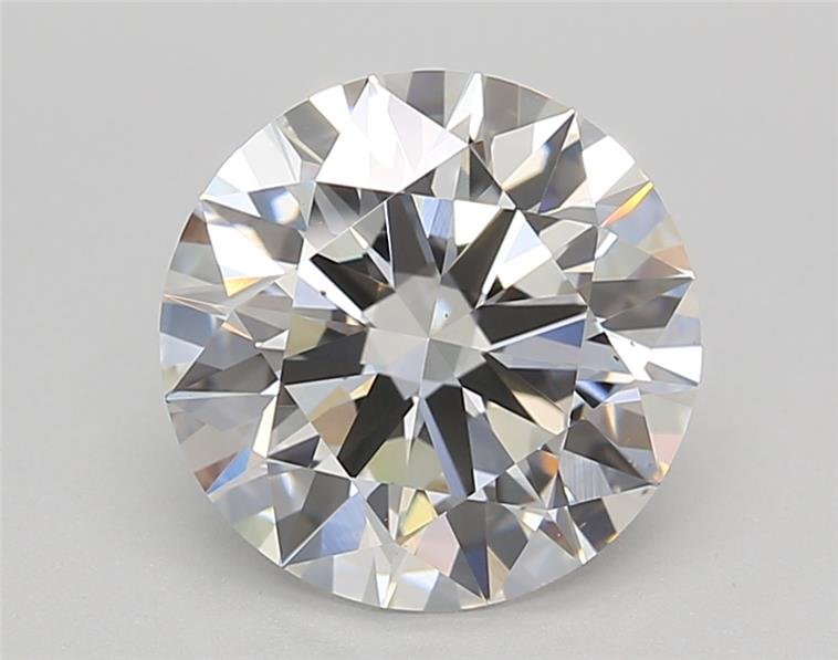 2.81ct F VS2 Rare Carat Ideal Cut Round Lab Grown Diamond