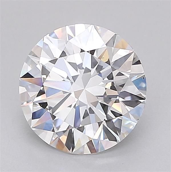 2.01ct E VS2 Rare Carat Ideal Cut Round Lab Grown Diamond