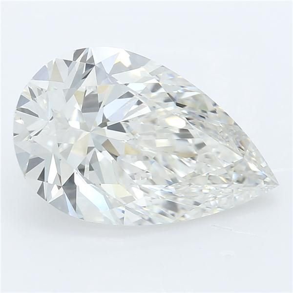 2.22ct H VVS2 Rare Carat Ideal Cut Pear Lab Grown Diamond