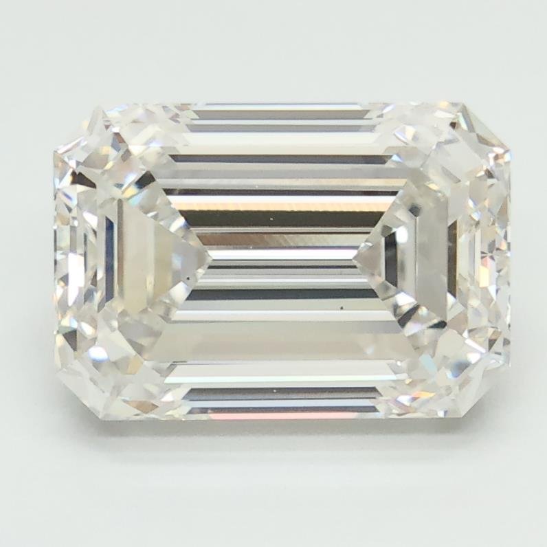 4.10ct G VS1 Excellent Cut Emerald Lab Grown Diamond