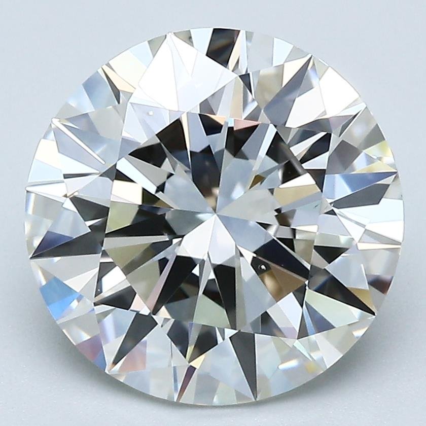 4.01ct H VS2 Excellent Cut Round Diamond