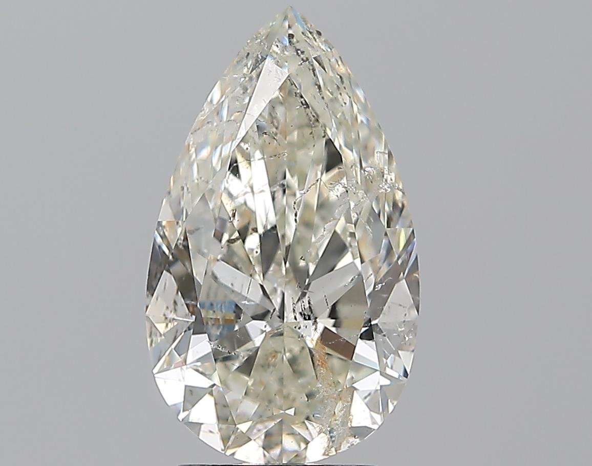 3.51ct I SI2 Excellent Cut Pear Diamond