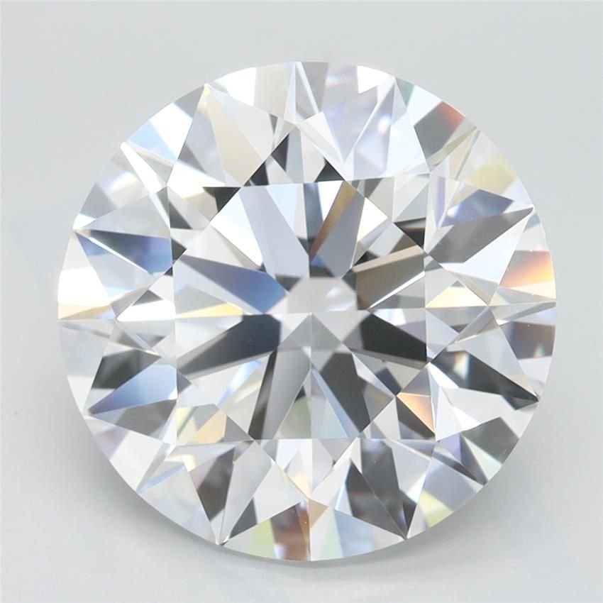 5.01ct D VVS1 Rare Carat Ideal Cut Round Lab Grown Diamond