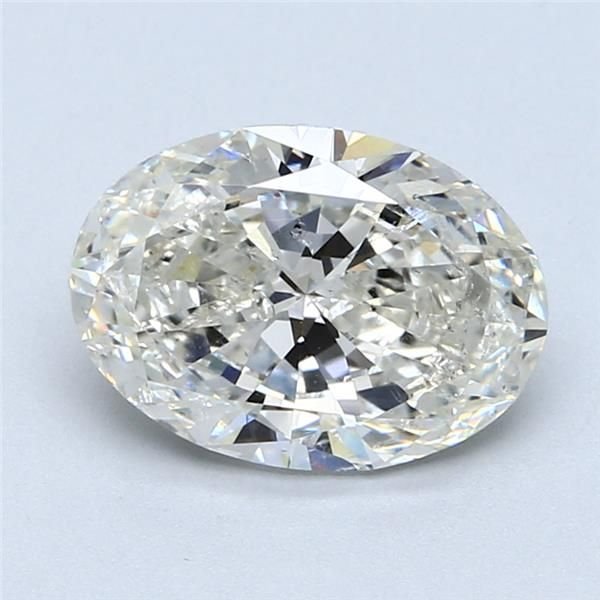 2.51ct I SI2 Rare Carat Ideal Cut Oval Diamond