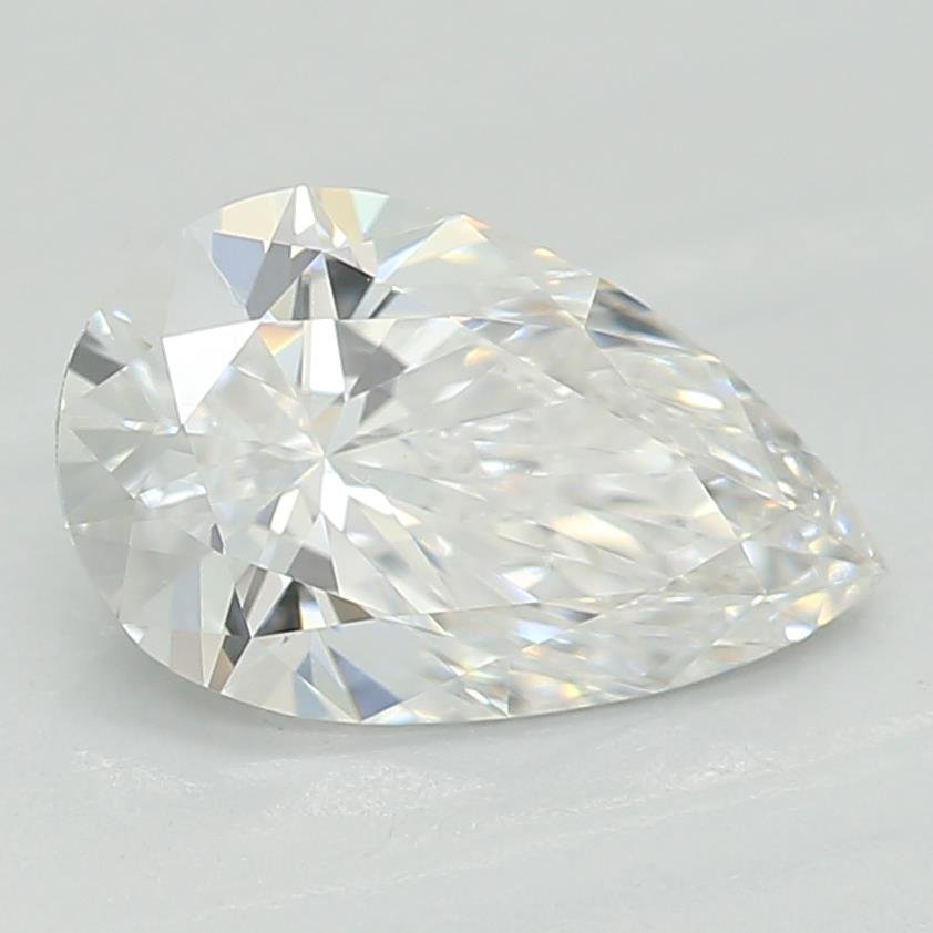 0.80ct D VVS2 Rare Carat Ideal Cut Pear Lab Grown Diamond