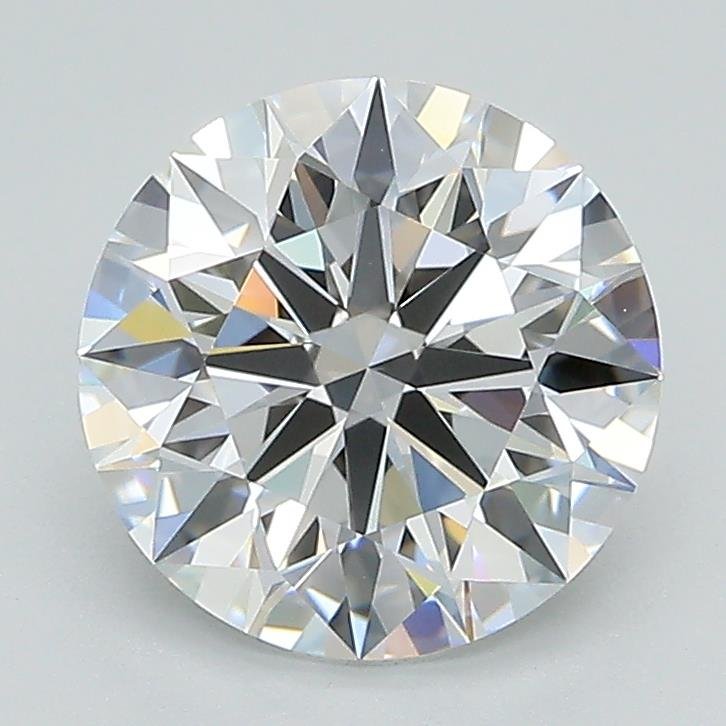 2.09ct D VVS1 Rare Carat Ideal Cut Round Lab Grown Diamond