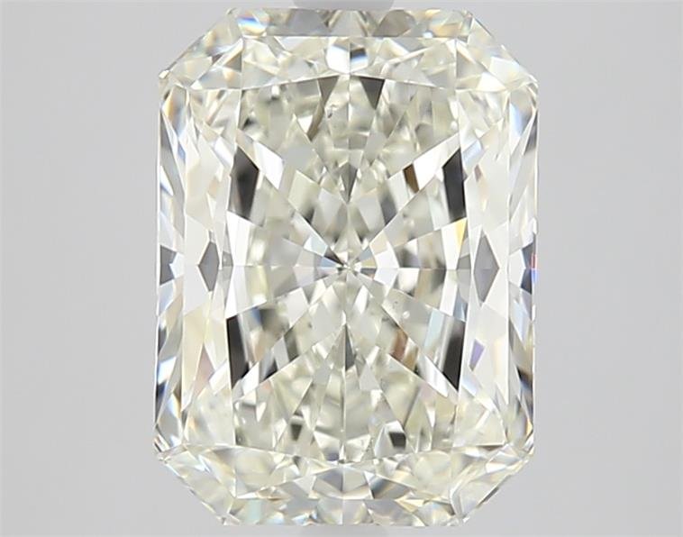 3.02ct K SI1 Rare Carat Ideal Cut Radiant Diamond