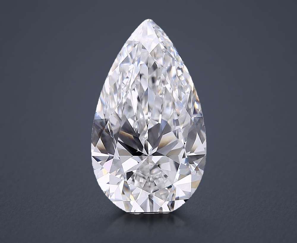 3.07 Carat Pear Lab Diamond
