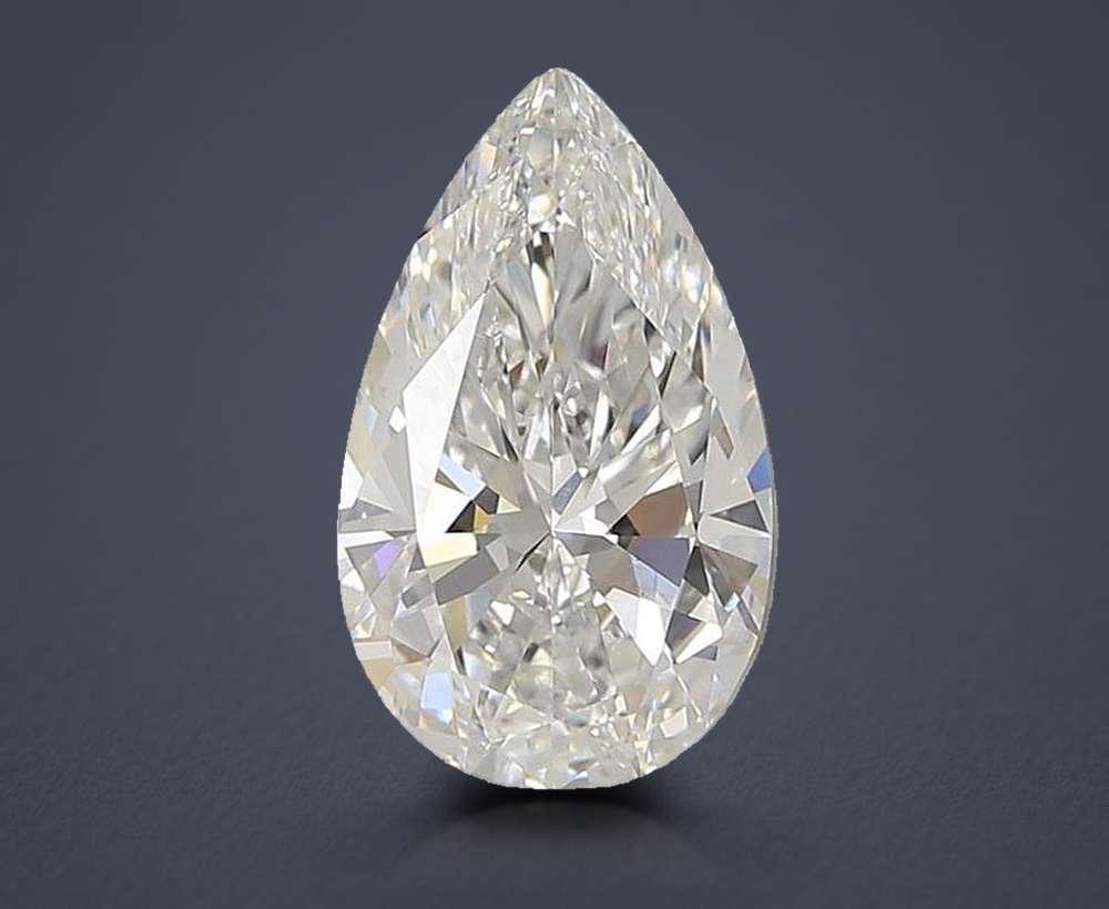 3.00 Carat Pear Lab Diamond