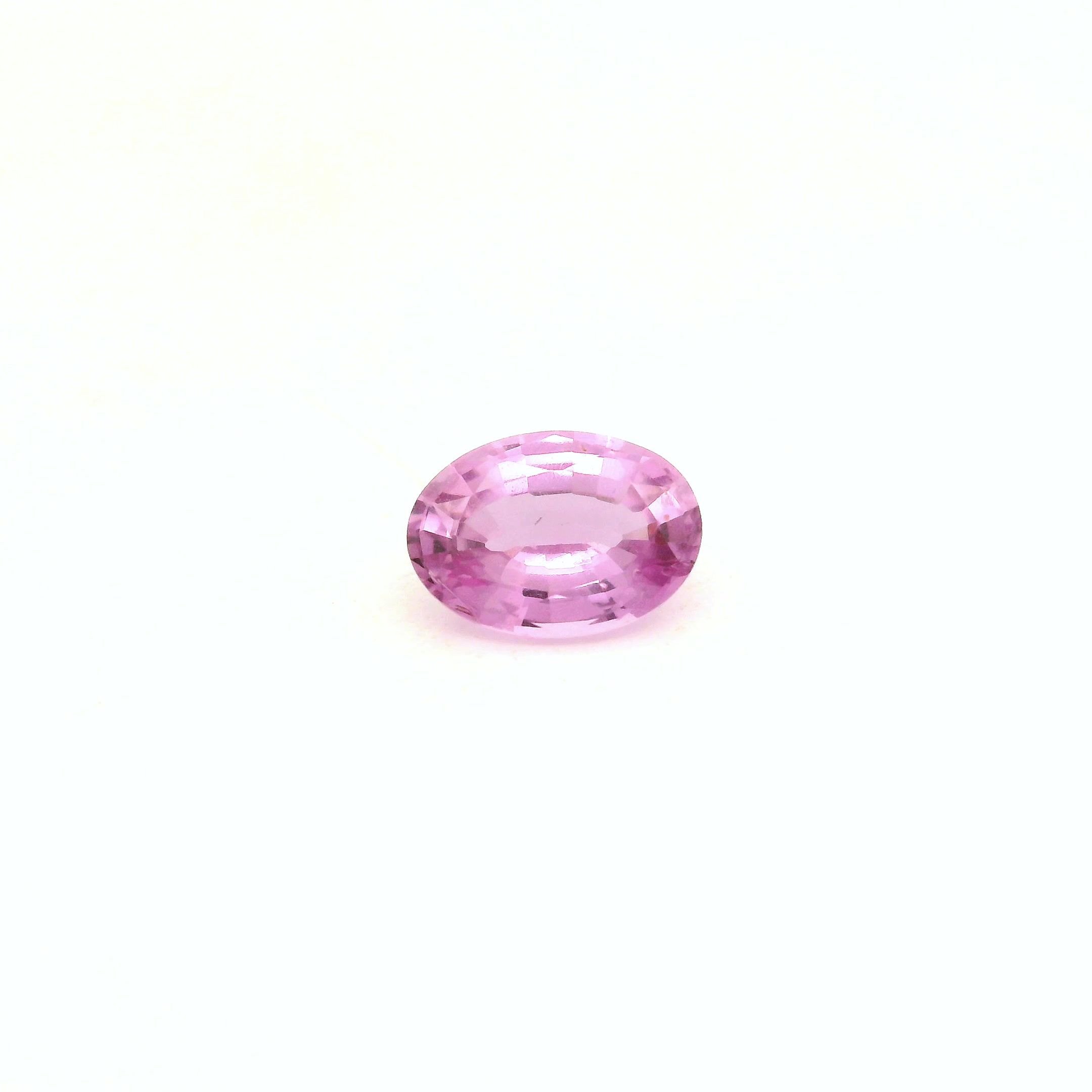 0.92 Carat Pink Oval Sapphire