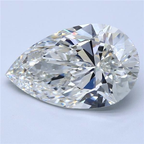 9.21ct G VS2 Excellent Cut Pear Lab Grown Diamond