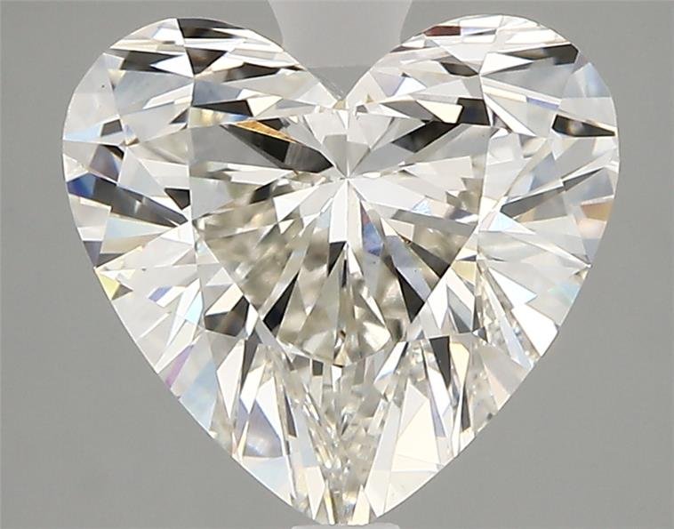 3.15ct H VVS2 Rare Carat Ideal Cut Heart Lab Grown Diamond