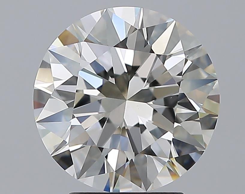 3.20ct I SI2 Rare Carat Ideal Cut Round Diamond