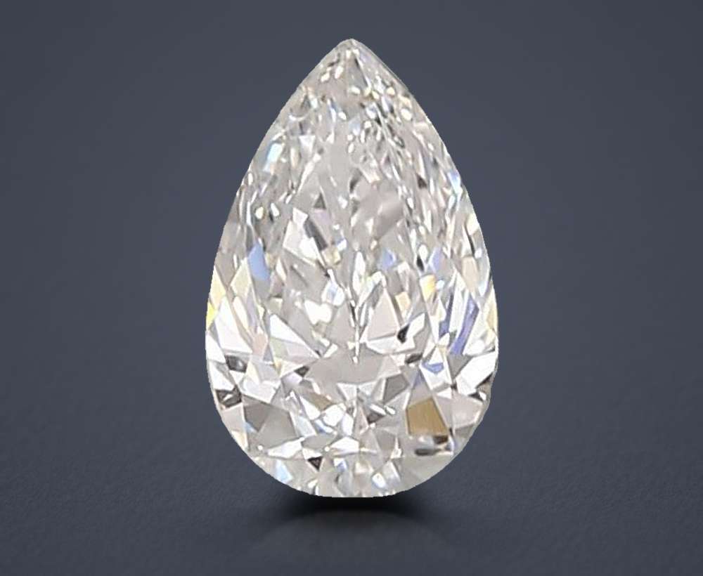 0.47 Carat Pear Lab Diamond