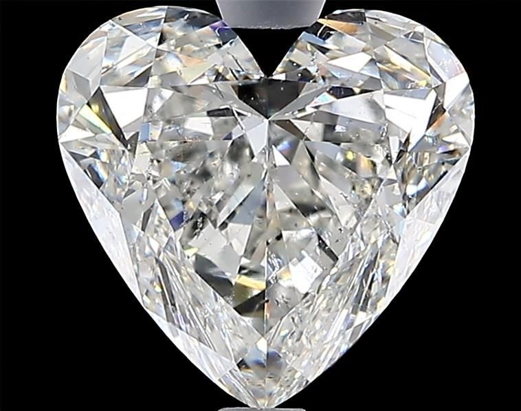 3.02ct H SI2 Very Good Cut Heart Diamond