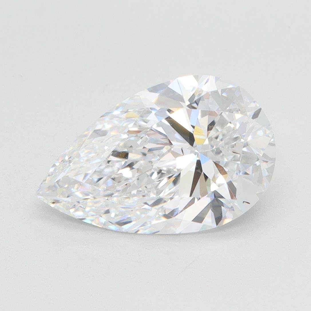 2.03ct E VS1 Rare Carat Ideal Cut Pear Lab Grown Diamond