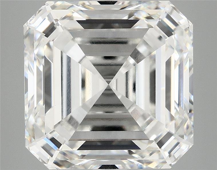 8.12ct F VVS2 Rare Carat Ideal Cut Asscher Lab Grown Diamond