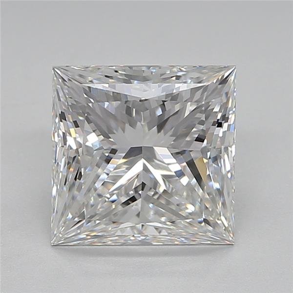 2.38ct F VVS2 Rare Carat Ideal Cut Princess Lab Grown Diamond