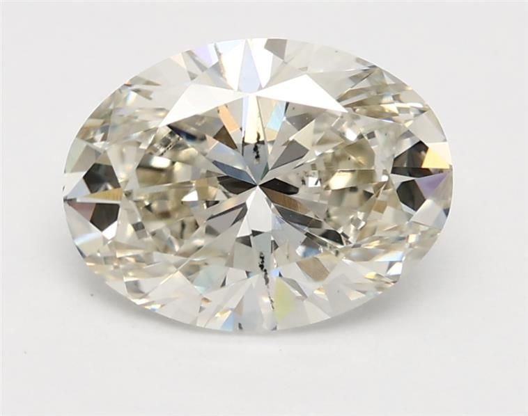 1.58ct I SI2 Rare Carat Ideal Cut Oval Lab Grown Diamond