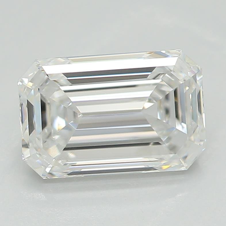 1.00ct D VS2 Rare Carat Ideal Cut Emerald Lab Grown Diamond