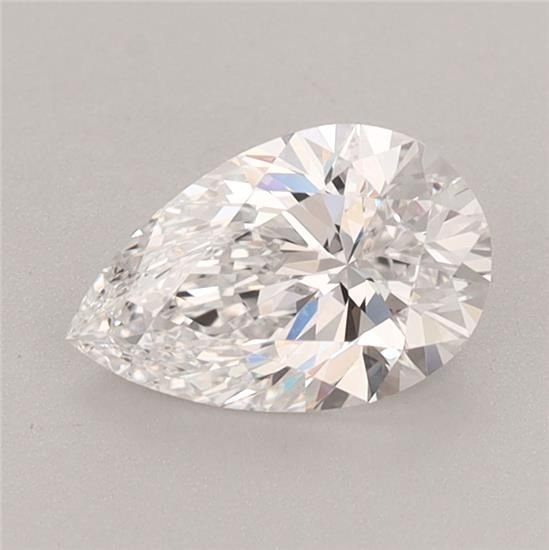 0.95ct D VS1 Rare Carat Ideal Cut Pear Lab Grown Diamond