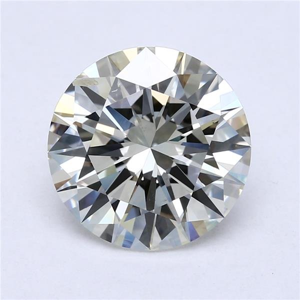 5.03ct J SI2 Excellent Cut Round Diamond