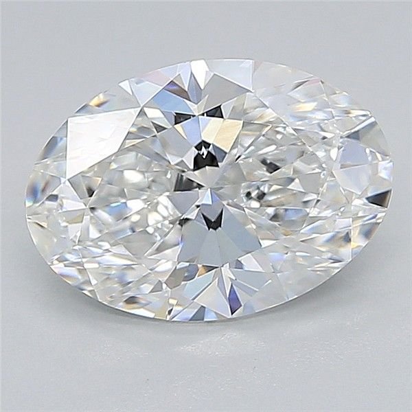 2.02ct D VS1 Rare Carat Ideal Cut Oval Lab Grown Diamond