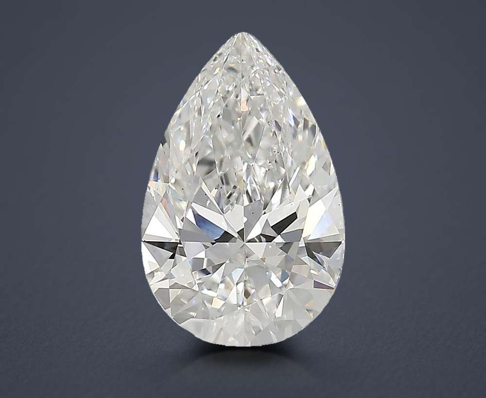 2.58 Carat Pear Lab Diamond