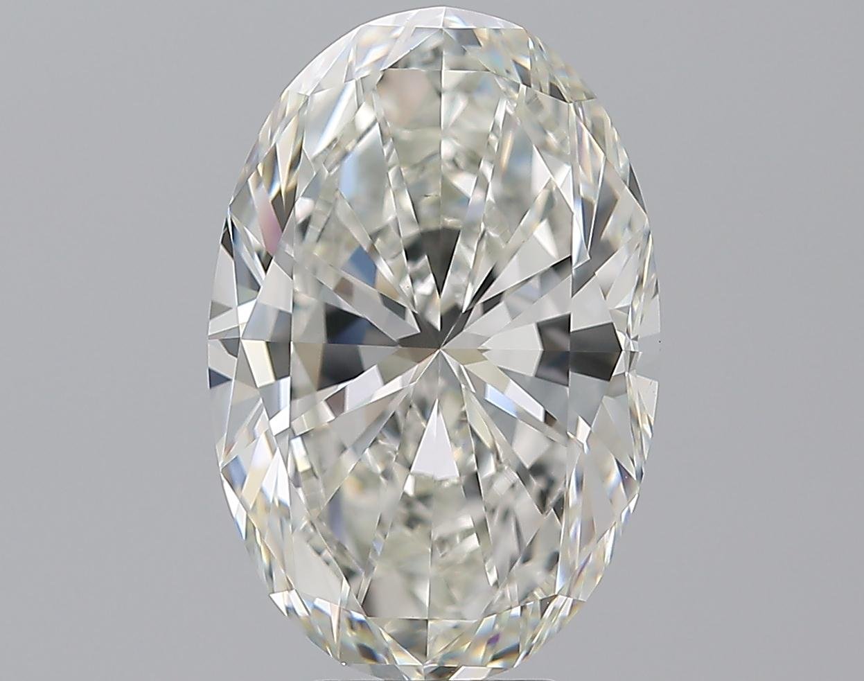 6.01ct I VS1 Rare Carat Ideal Cut Oval Diamond