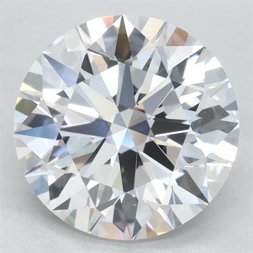 3.14ct D IF Rare Carat Ideal Cut Round Lab Grown Diamond