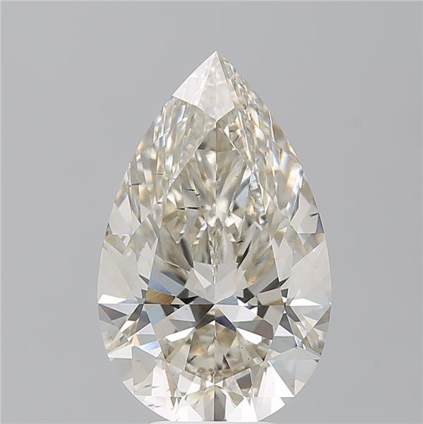 6.35ct I VS2 Rare Carat Ideal Cut Pear Lab Grown Diamond