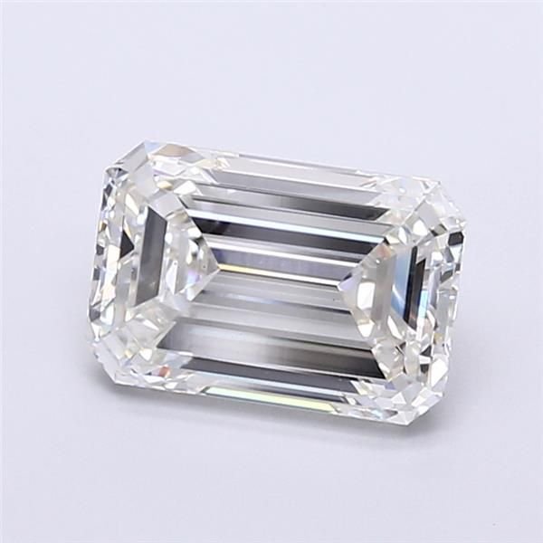 4.02ct G VVS2 Rare Carat Ideal Cut Emerald Lab Grown Diamond