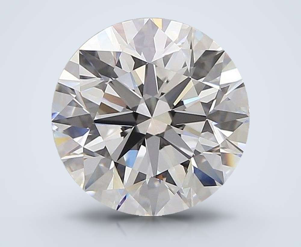 3.80 Carat Round Natural Diamond