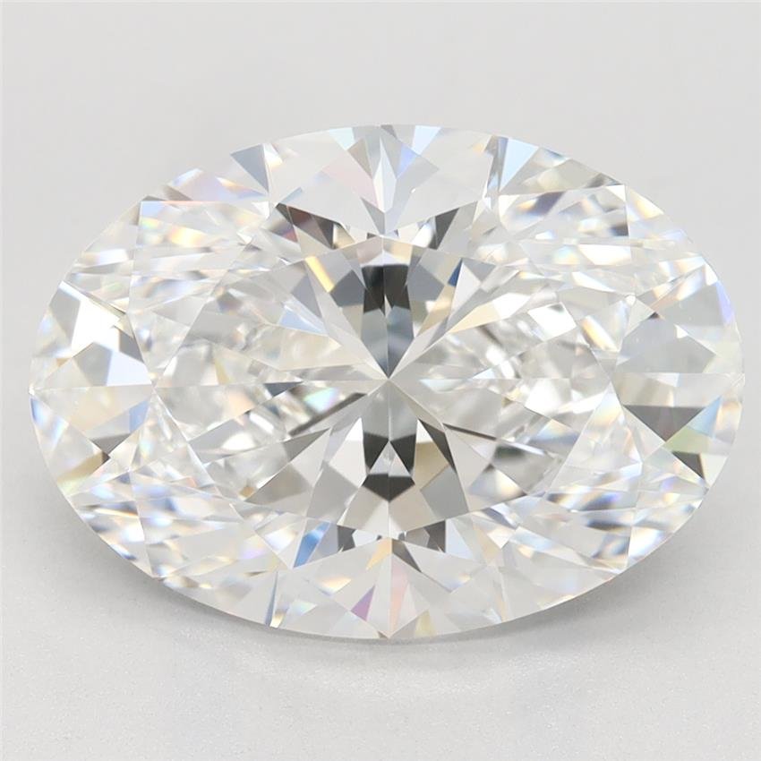 4.03ct F VVS2 Rare Carat Ideal Cut Oval Lab Grown Diamond