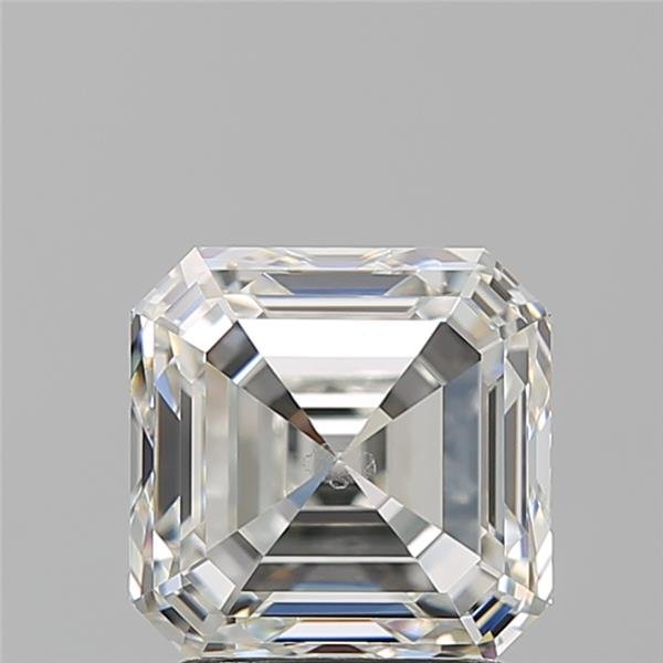 2.51ct I SI1 Rare Carat Ideal Cut Asscher Diamond