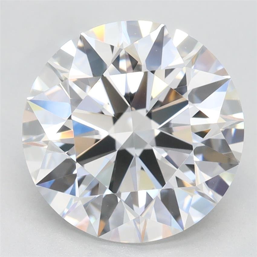 3.31ct D IF Rare Carat Ideal Cut Round Lab Grown Diamond