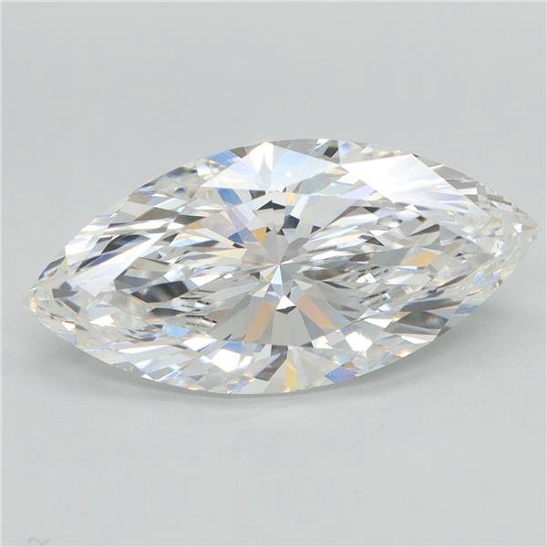 3.23ct E VVS2 Rare Carat Ideal Cut Marquise Lab Grown Diamond