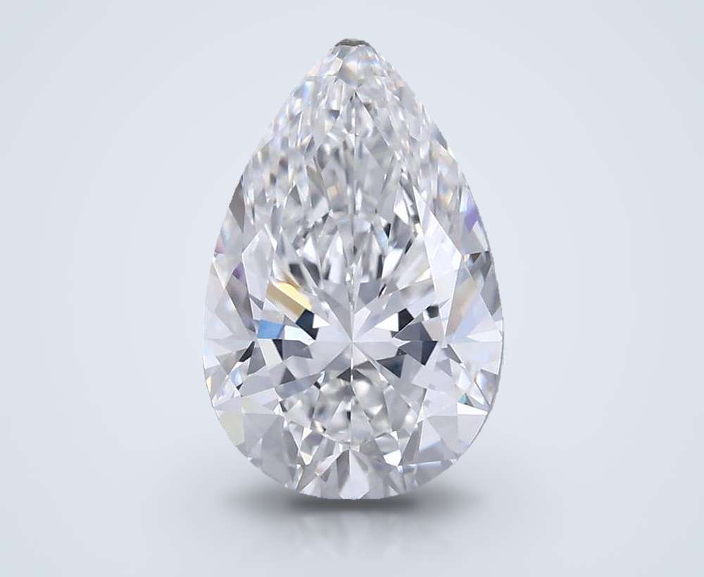 2.74 Carat Pear Lab Diamond