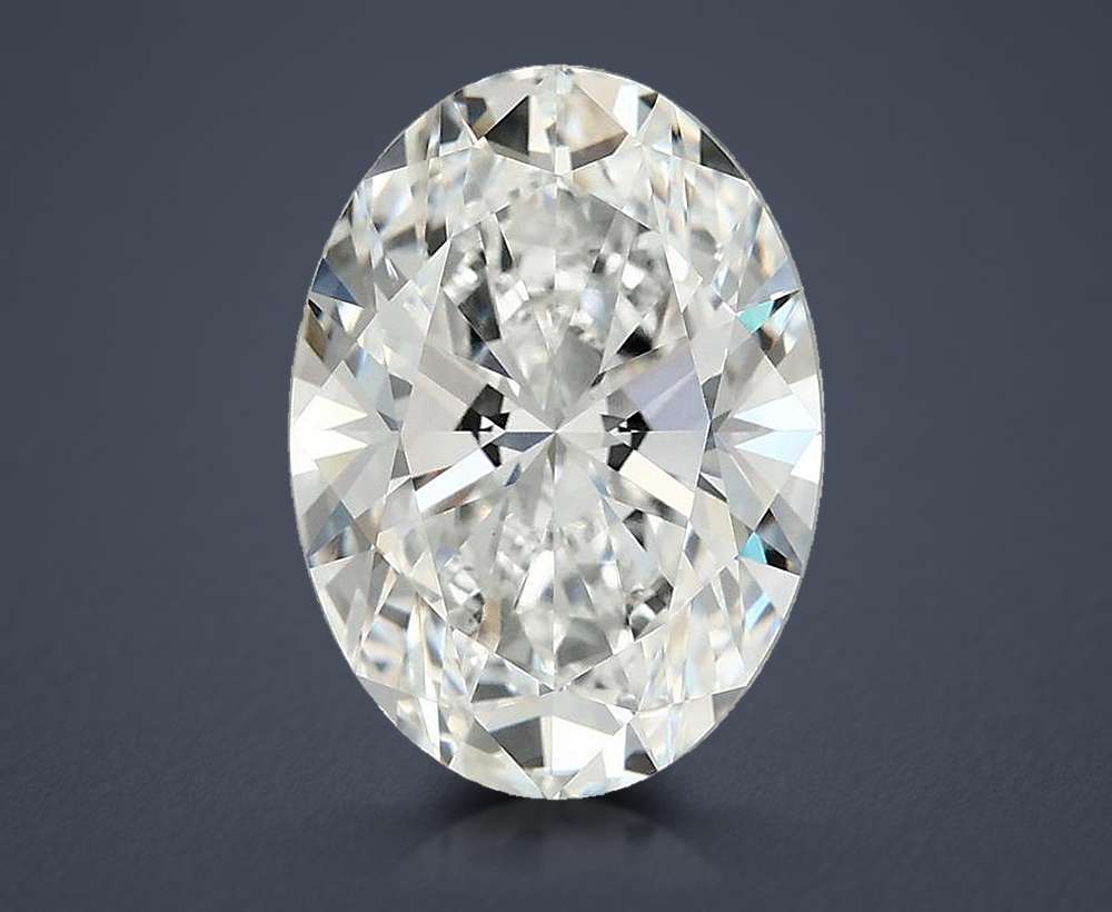 3.90 Carat Oval Lab Diamond