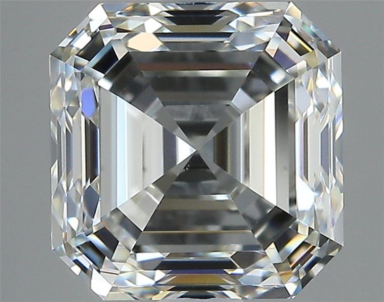 2.50ct H VS1 Very Good Cut Asscher Diamond