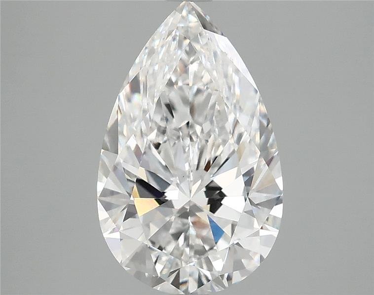 3.00 Carat Pear Lab Diamond