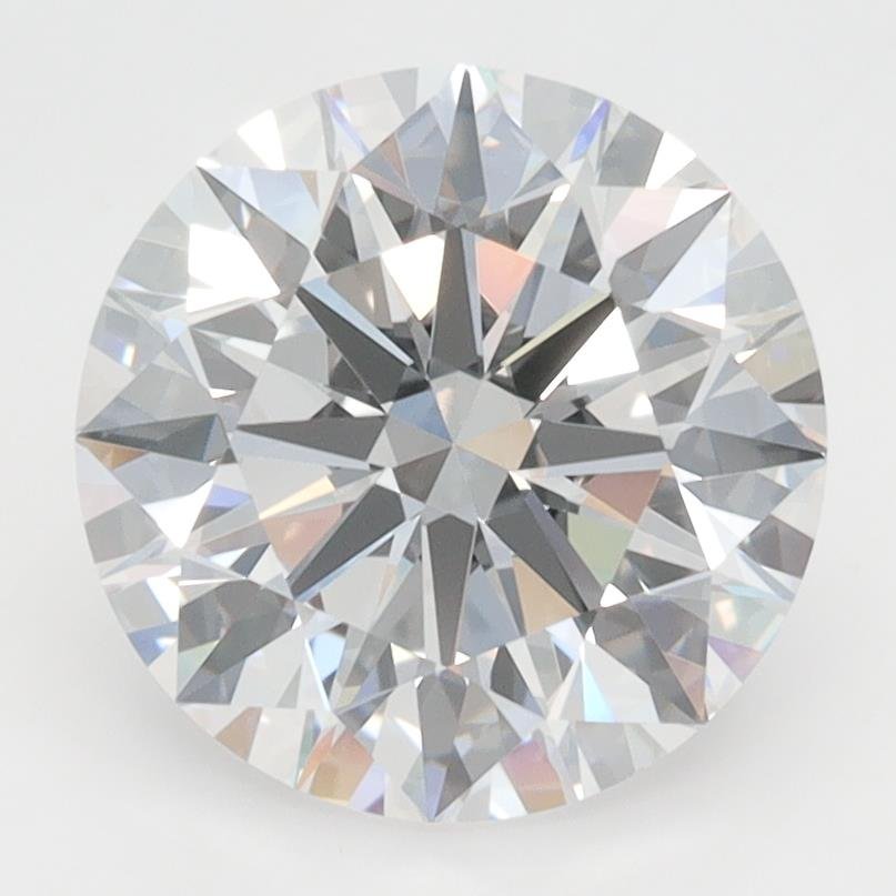 3.02ct D VVS2 Rare Carat Ideal Cut Round Lab Grown Diamond